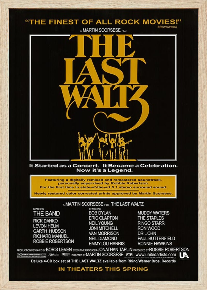 Last Waltz (1978) Framed Movie Poster Print