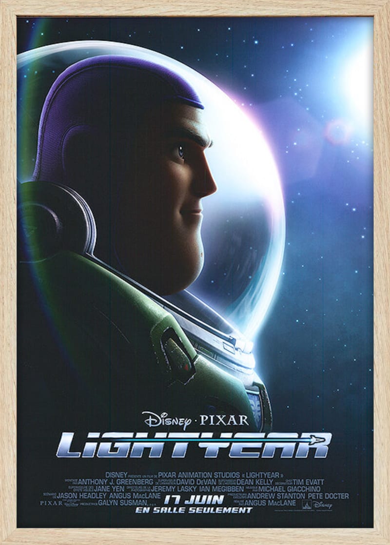 Lightyear (French) (2022) Framed Movie Poster Print