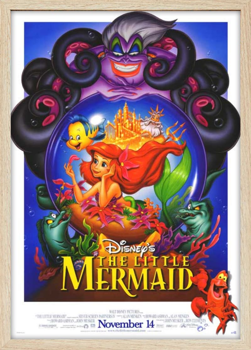 Little Mermaid (1997) Framed Movie Poster Print