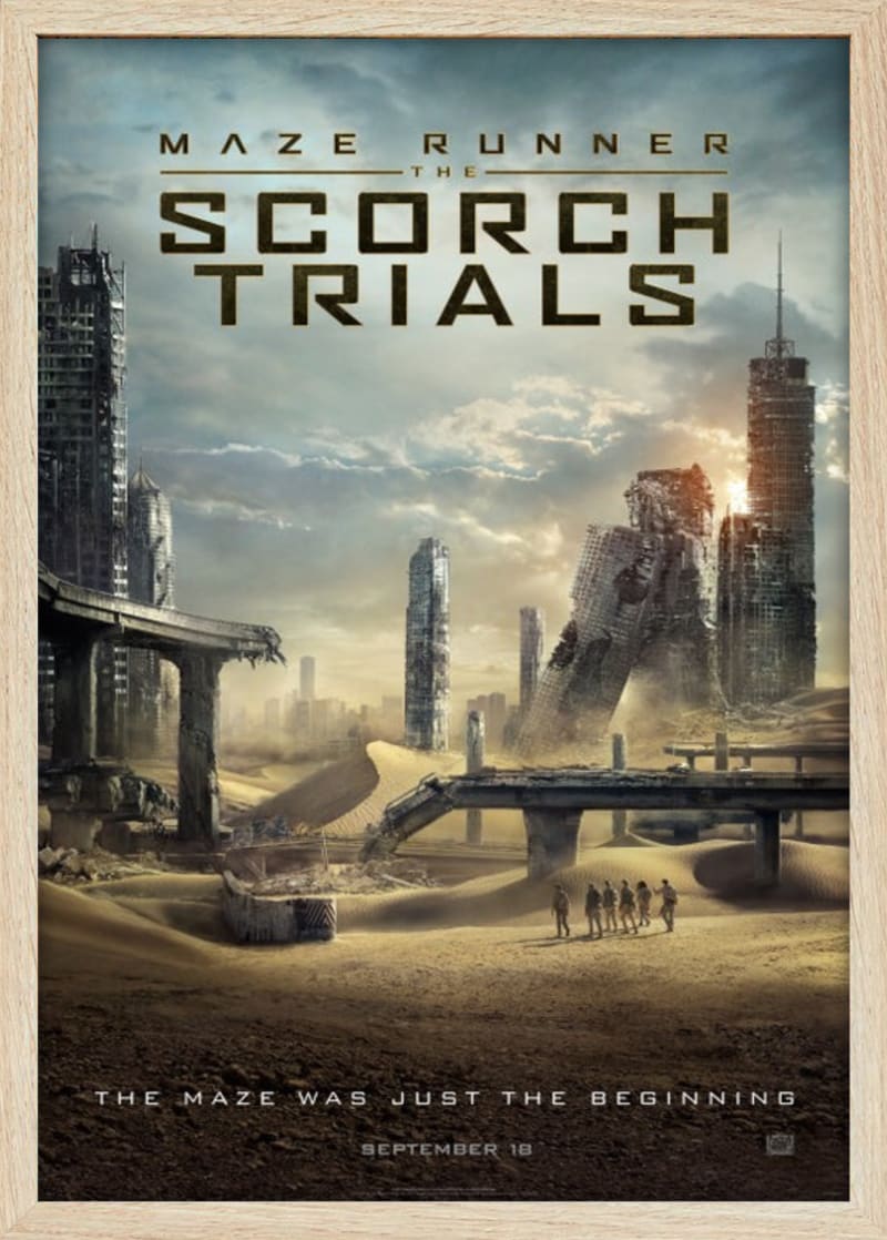 Maze Runner: The Scorch Trials (2015) Framed Movie Poster Print