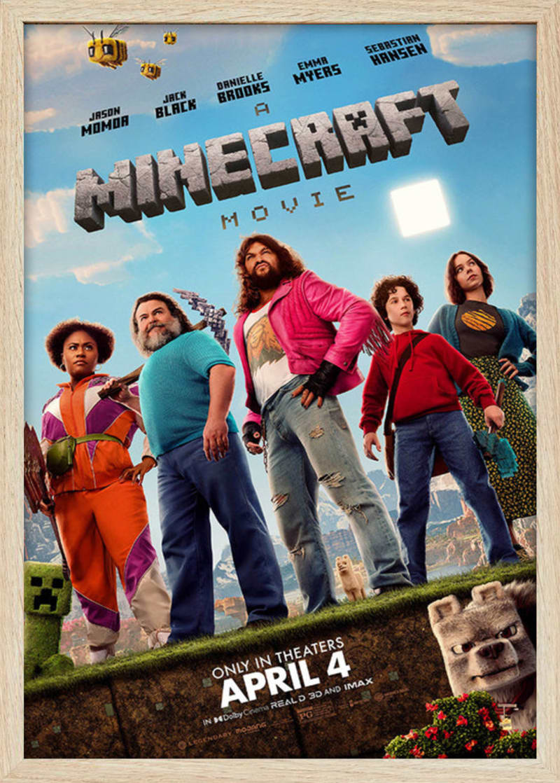 Minecraft Movie (2025) Framed Movie Poster Print