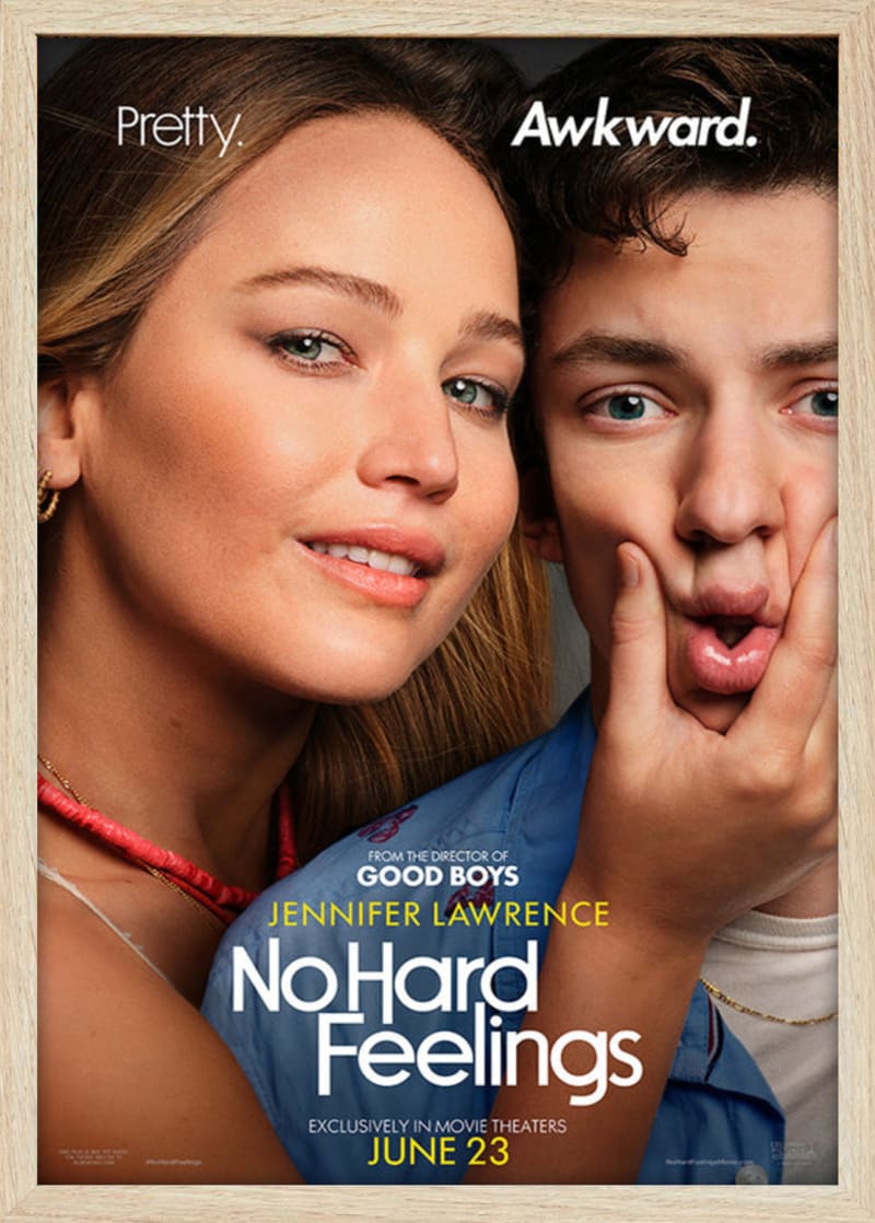 No Hard Feelings (2023) Framed Movie Poster Print