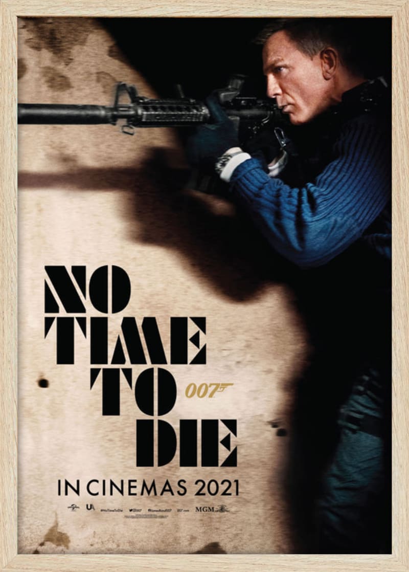 No Time to Die (2020) Framed Movie Poster Print