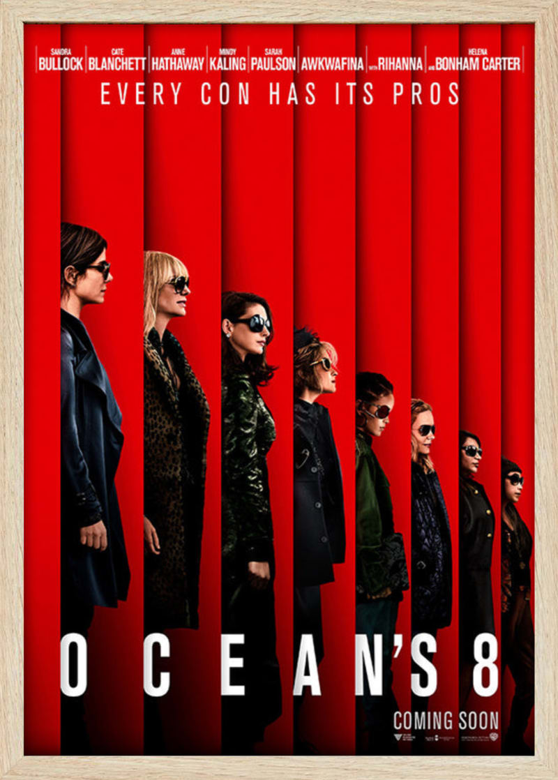 Ocean's 8 (2018) Framed Movie Poster Print