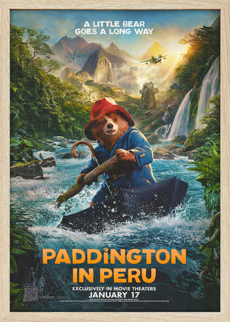 Paddington in Peru (2025) Framed Movie Poster Print