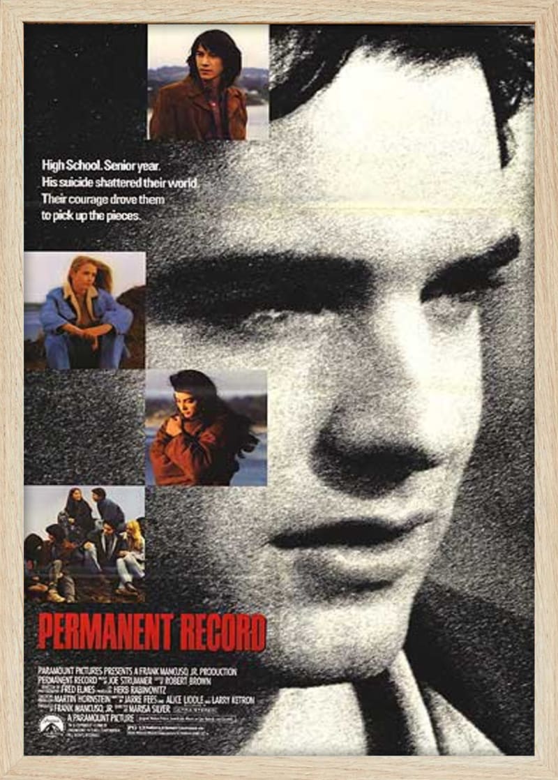 Permanent Record (1988) Framed Movie Poster Print