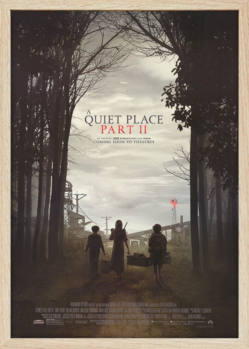 Quiet Place: Part II (2020) Framed Movie Poster Print
