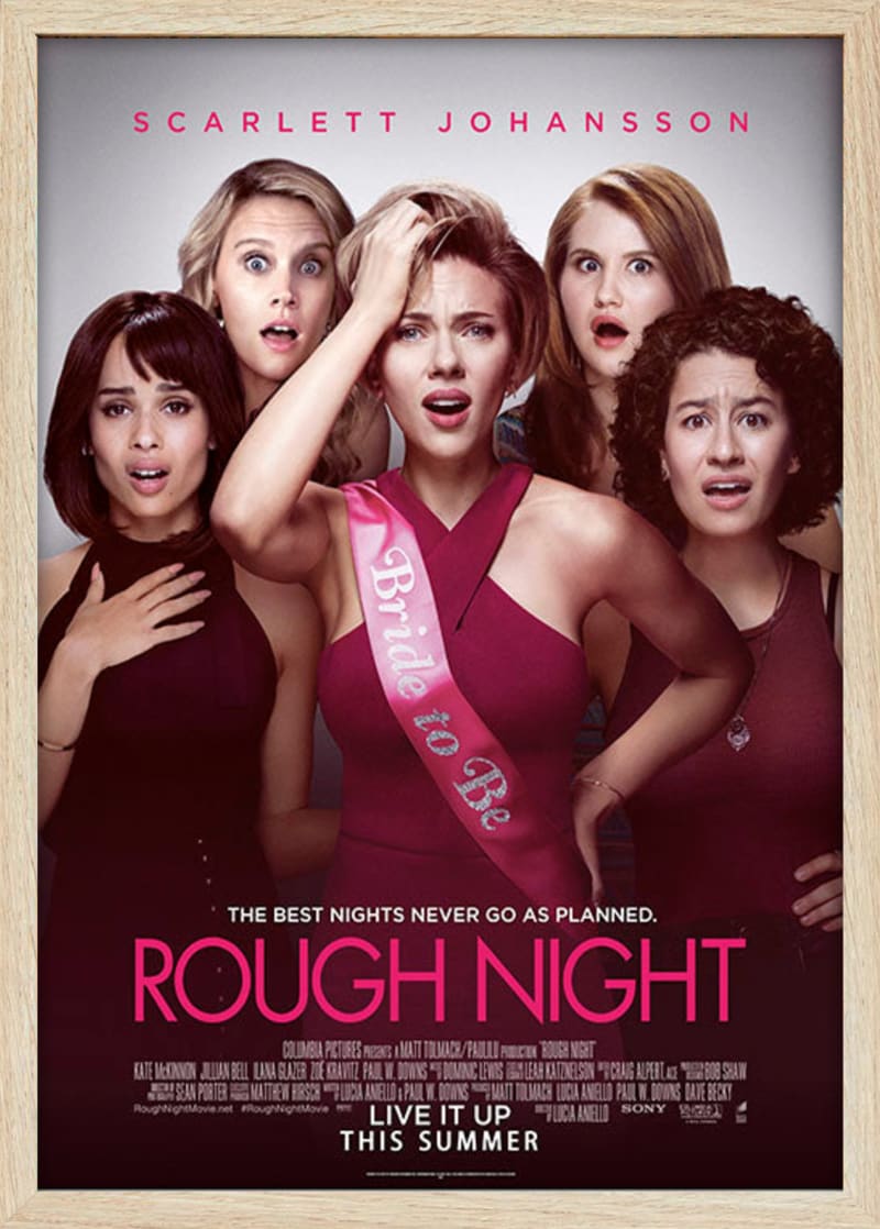 Rough Night (2017) Framed Movie Poster Print