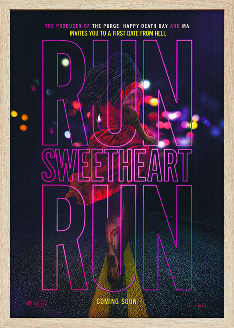 Run Sweetheart Run (2020) Framed Movie Poster Print