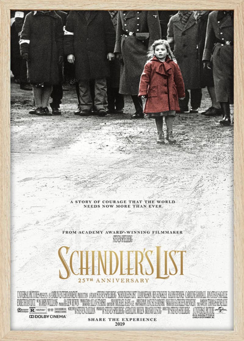 Schindler's List (2019) Framed Movie Poster Print