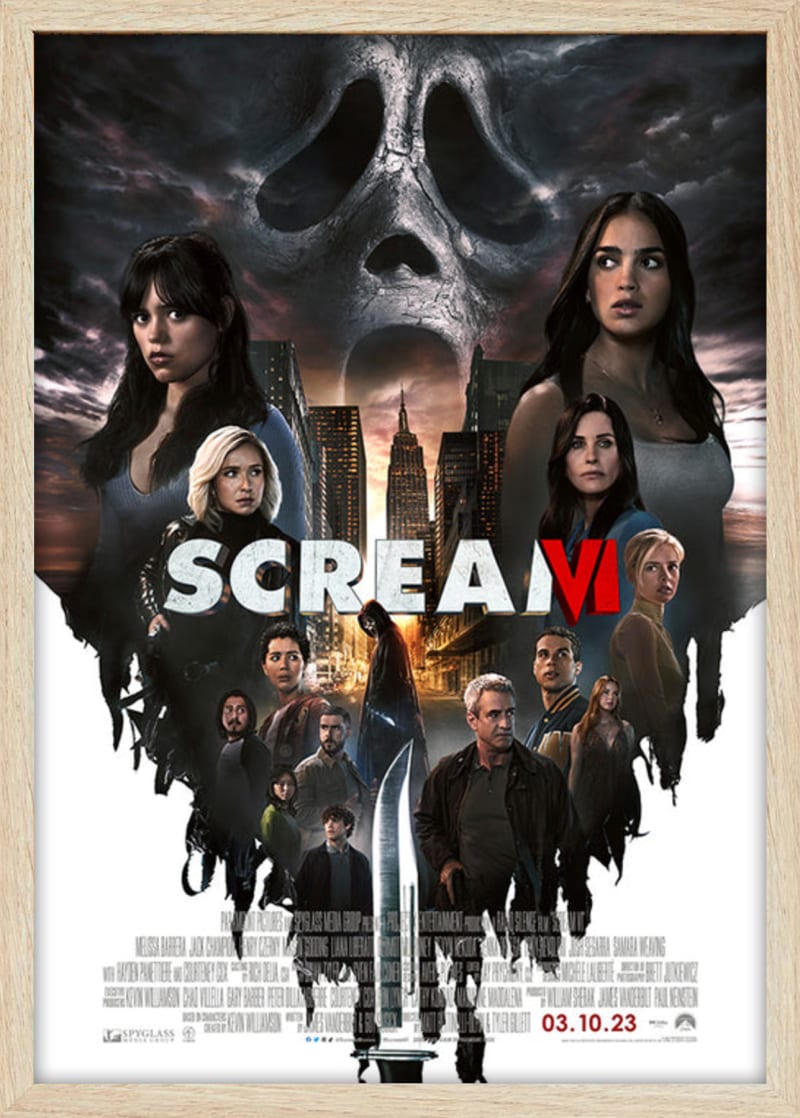 Scream 6 (2022) Framed Movie Poster Print