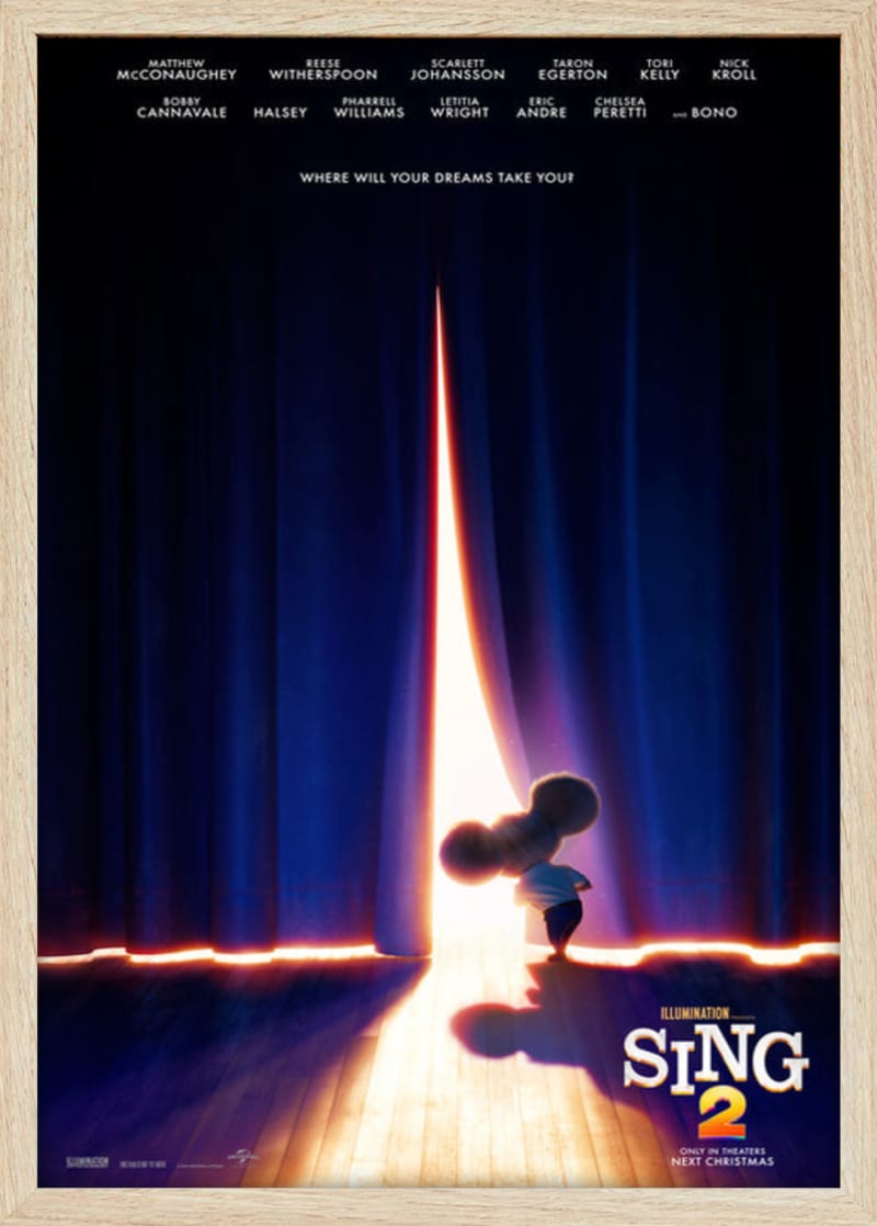 Sing 2 (2021) Framed Movie Poster Print