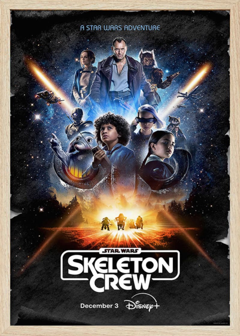 Skeleton Crew by Star Wars () Framed Movie Poster Print