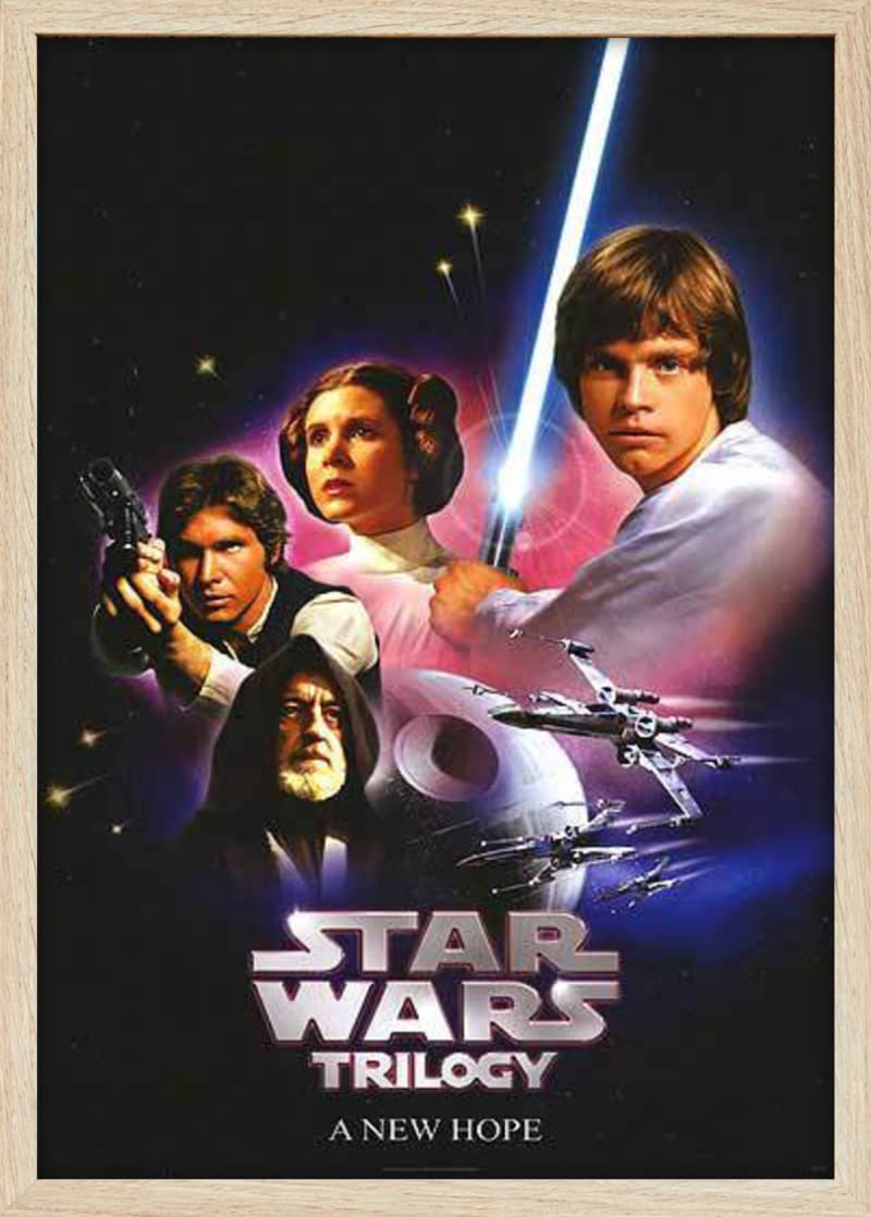 Star Wars Trilogy (A New Hope) (2004) Framed Movie Poster Print