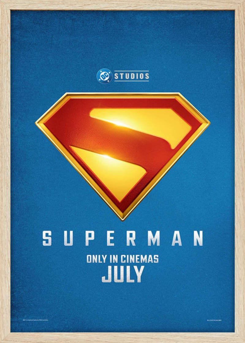 Superman (2025) Framed Movie Poster Print