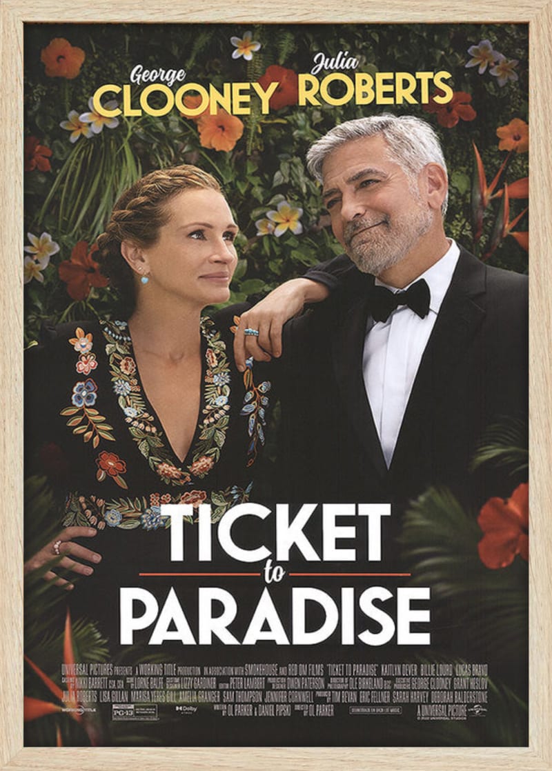 Ticket to Paradise (2022) Framed Movie Poster Print