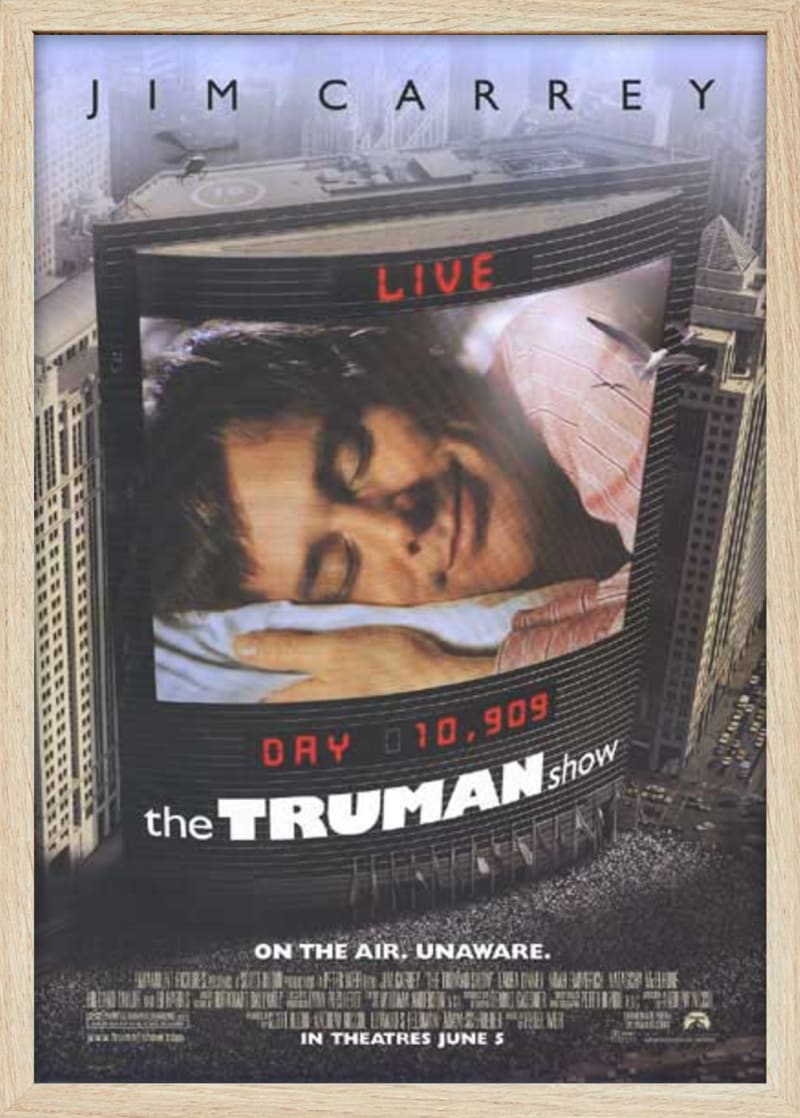 Truman Show (1998) Framed Movie Poster Print
