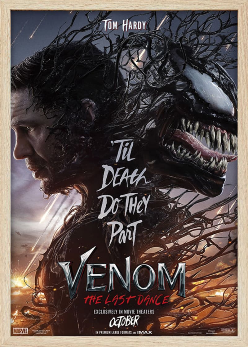 Venom: The Last Dance (2024) Framed Movie Poster Print