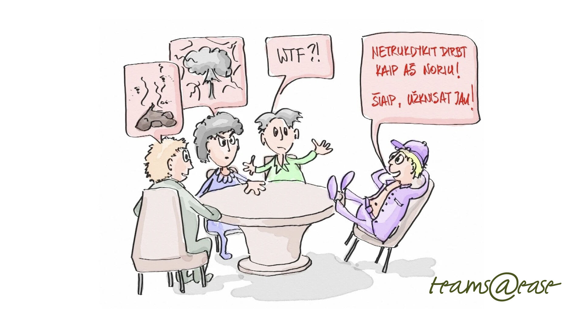 „Supuvęs obuolys“ (angl. bad apple) komandoje