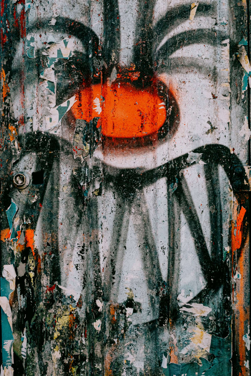 Fotografía urbana color — AK·14·N5710 Serie Aleatorio · ENCONCRETO fine art print Bogotá
