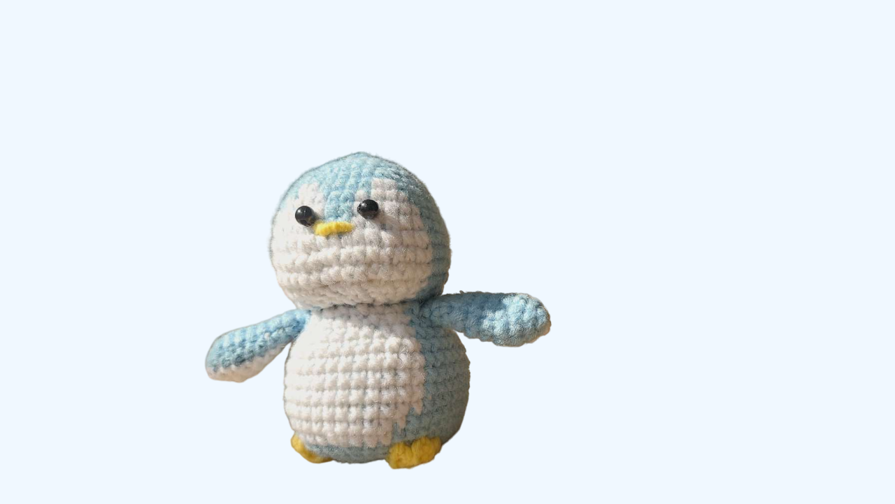 Penguin toy, handcrafted with passion