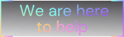 We are here to help text art