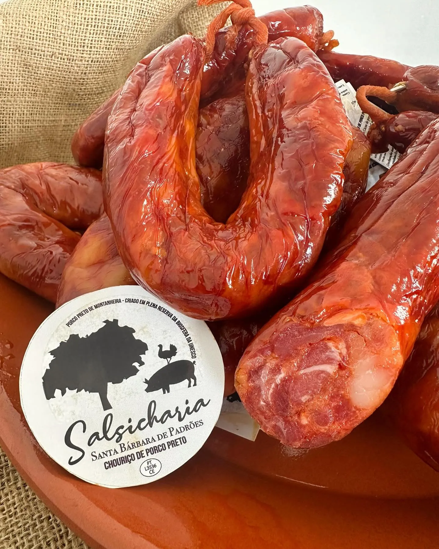 chouriço porco preto