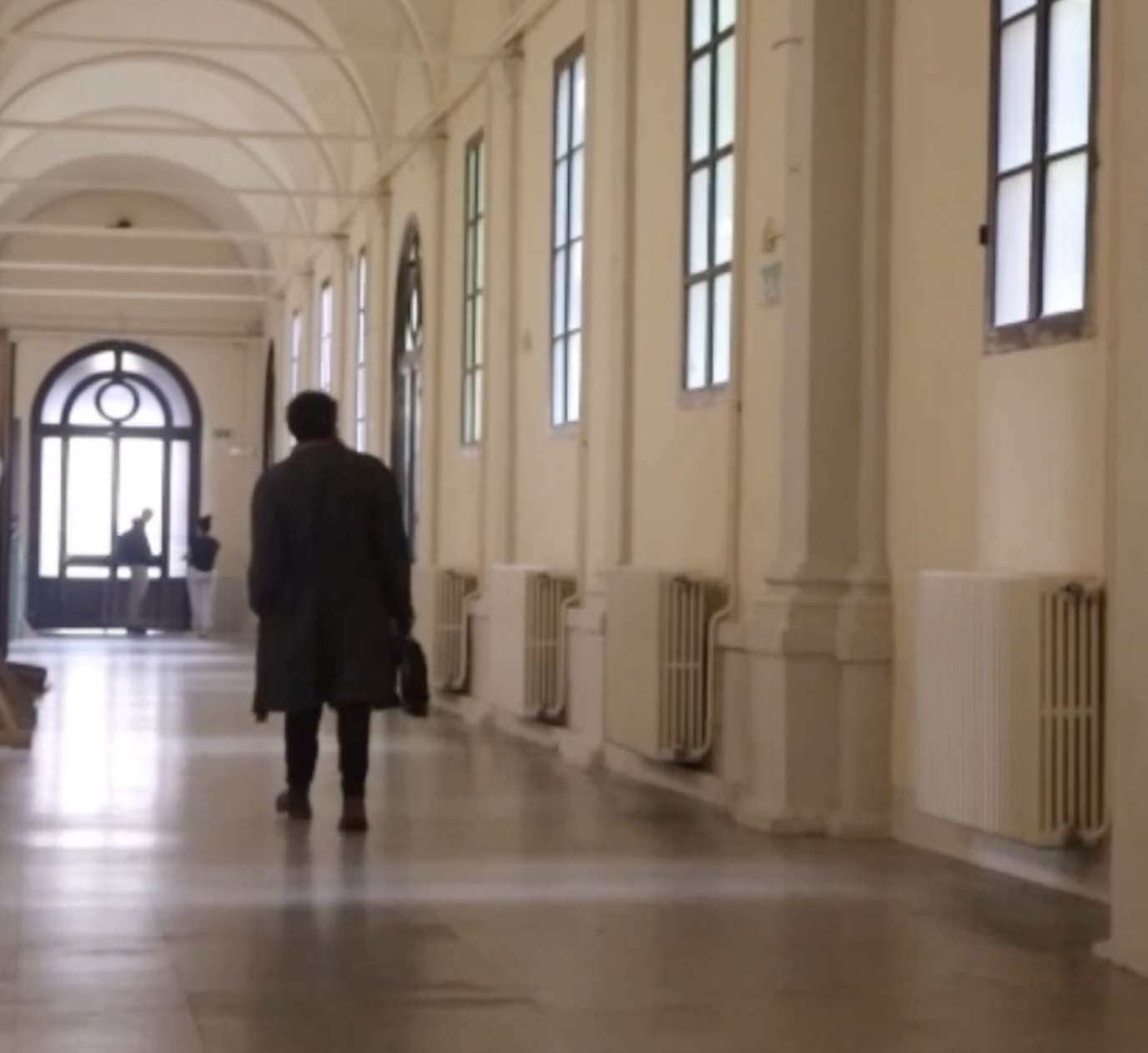 Interior of IIS Piccolomini and main character