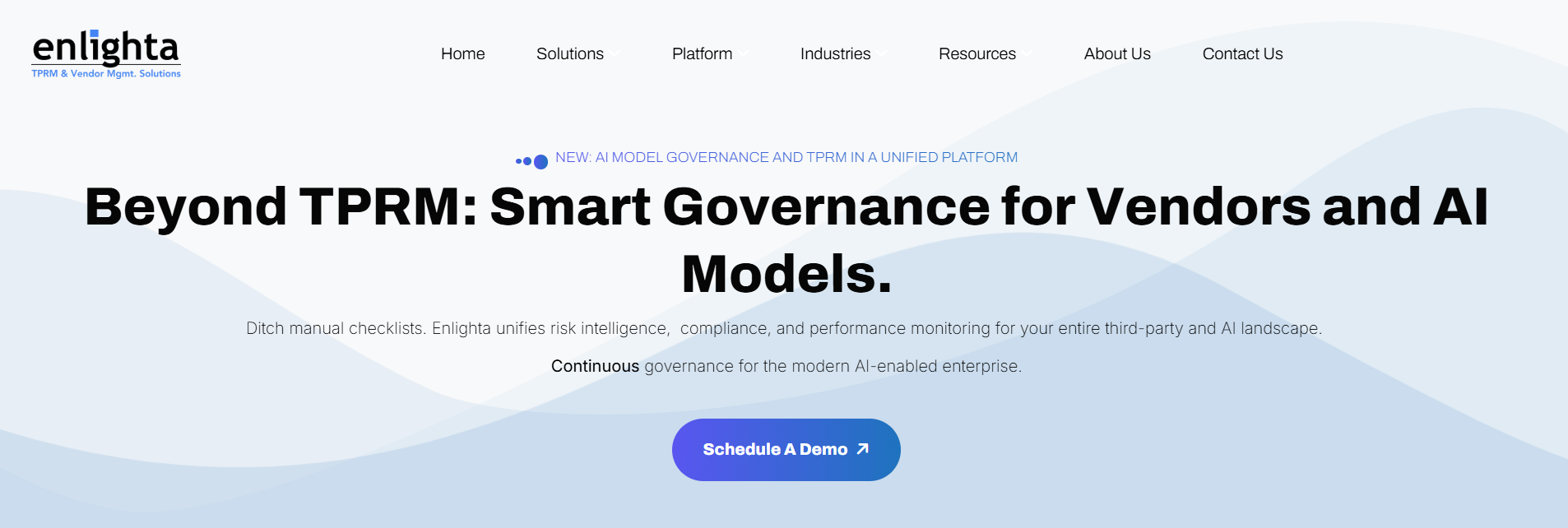 Enlighta team showcasing unified governance, third-party risk management, AI governance, and compliance solutions at GRC India Summit 2026 in Mumbai, India.