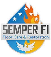 Licensed restoration technicians performing water damage cleanup and structural drying inside a residential property in Yuma, Arizona