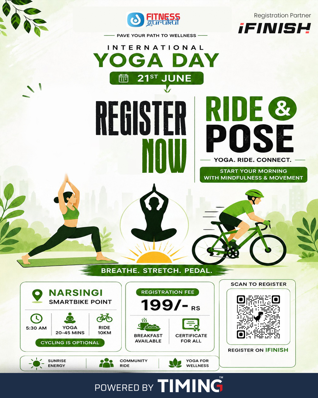 Ride and pose Yoga by ifinish