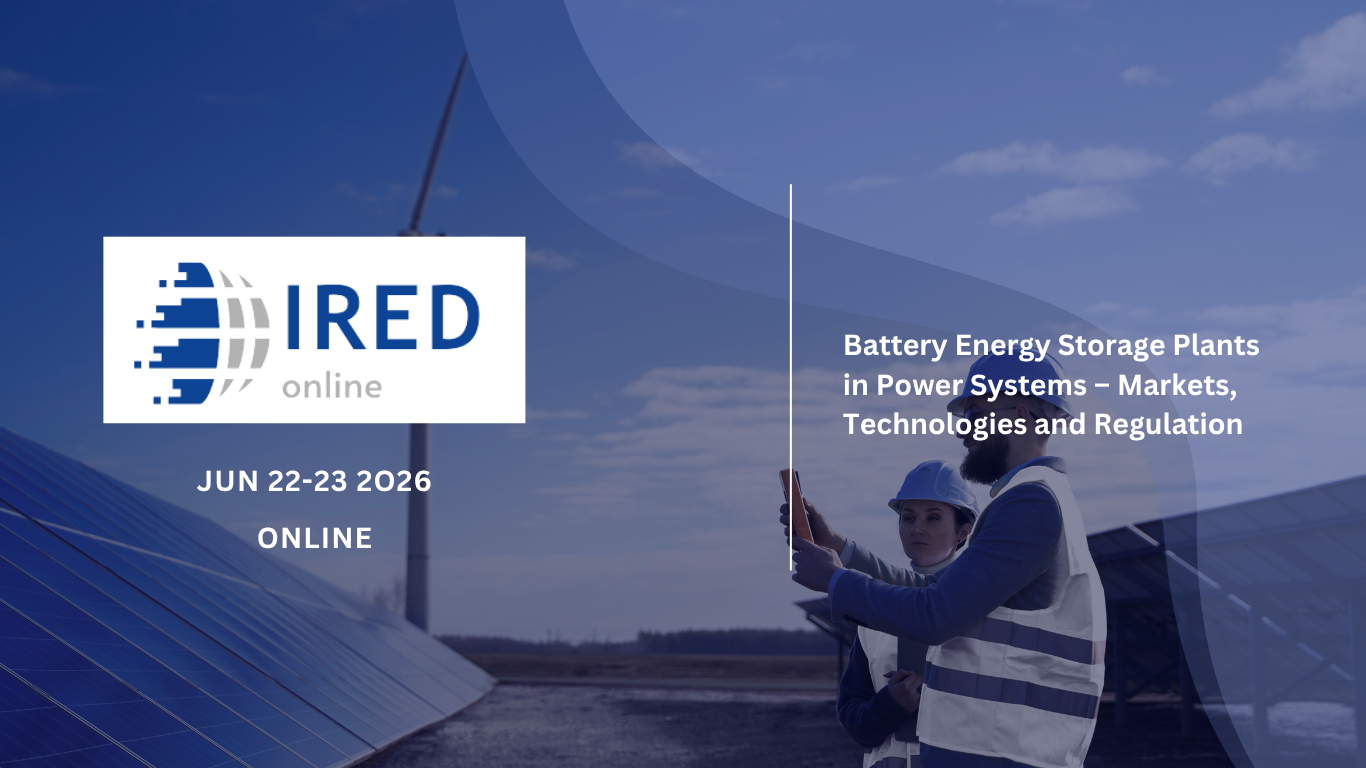 IREDonline 2026 Conference Banner — Battery Energy Storage and Grid Integration