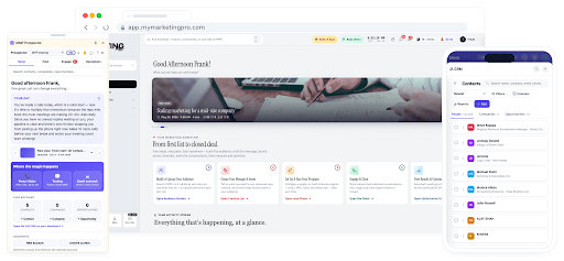 New in Q2: the MMP Prospector Chrome extension, web dashboard, and mobile app, one platform across browser, desktop, and phon