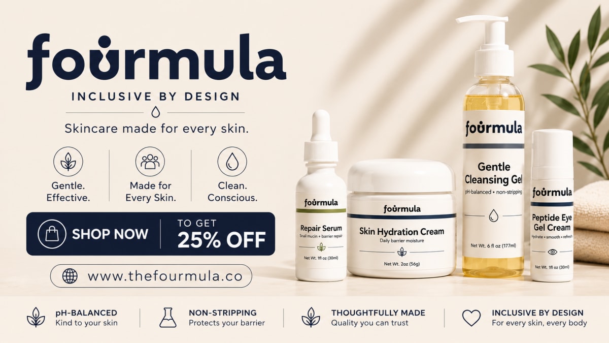 The fourmula launches ‘the reset’ four-step skincare system with 25% welcome discount