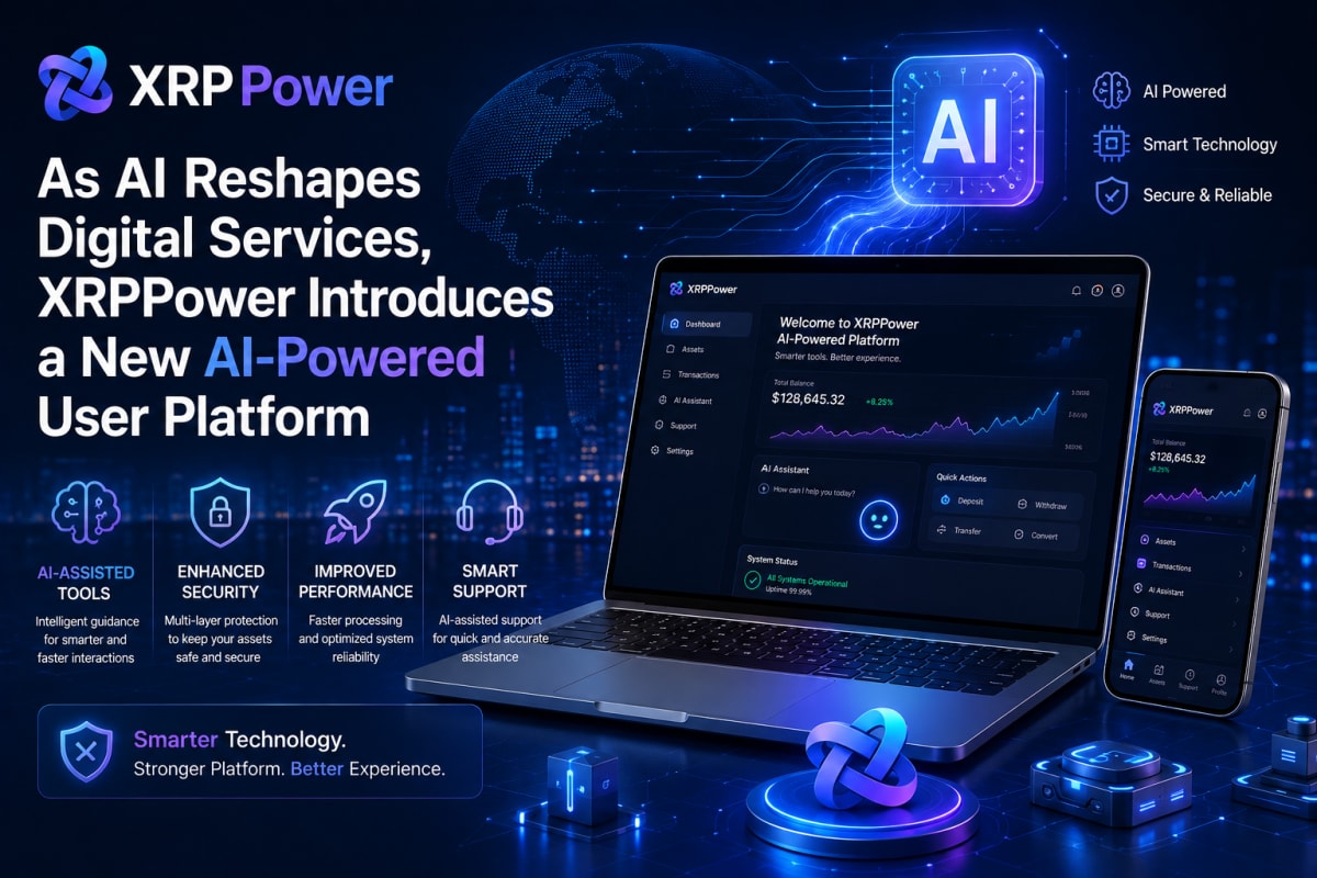 As AI Reshapes Digital Services, XRPPower Introduces a Smarter User Platform
