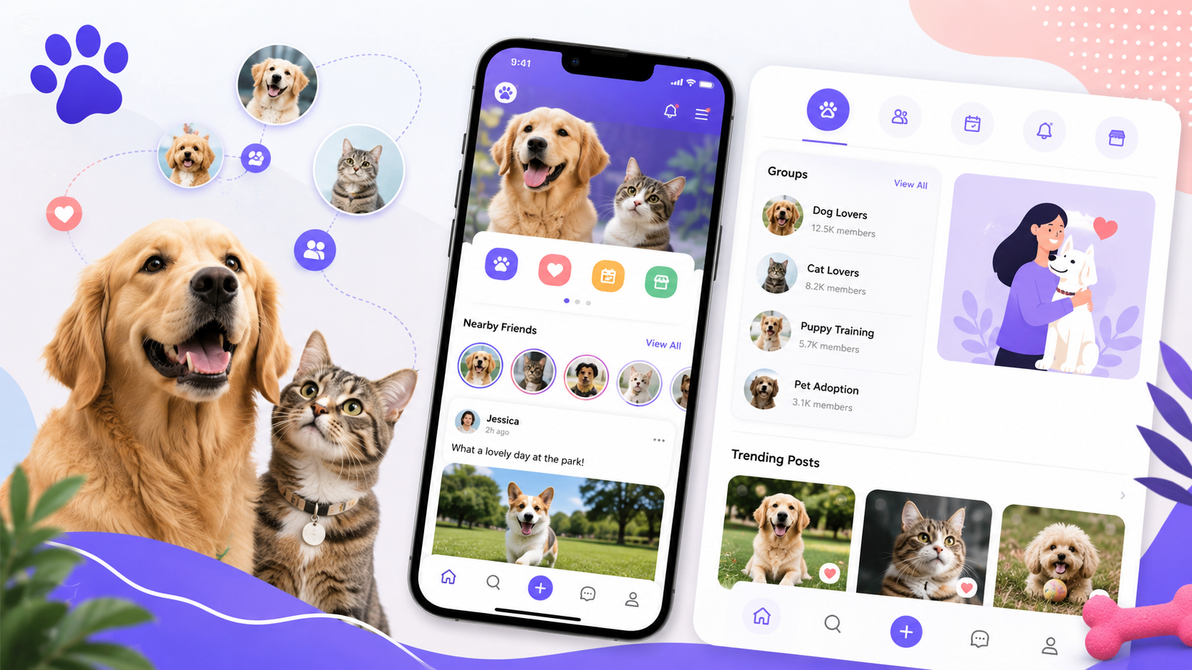 Digital Pet Community App