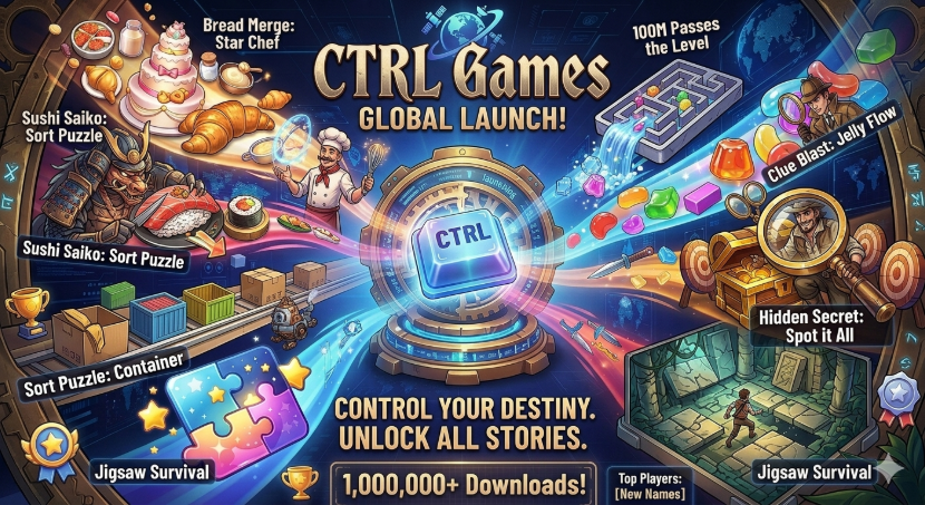 CTRL Games platform launch banner