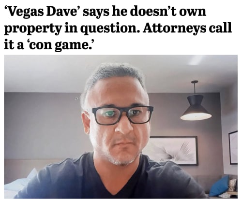 Nevada Court Issues No-Bail Bench Warrant for "Vegas Dave" in $33M Judgment Case
