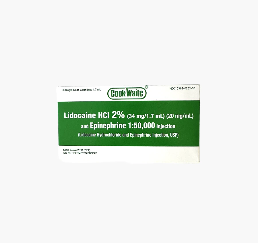 INSYNC Dental | NRGA0050 Lidocaine 2% 1:50 GREEN
