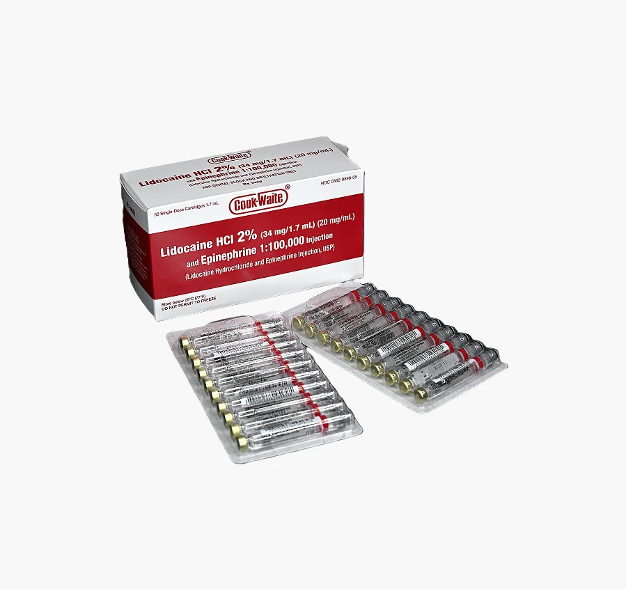 INSYNC Dental | NRGA0100 Lidocaine 2% 1:100 RED