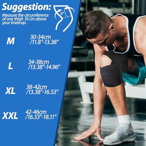 Vue 2 de Aoowu Genouillere De Sport