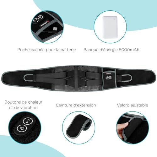 Vue 2 de Comfytemp Ceinture Lombaire Chauffante