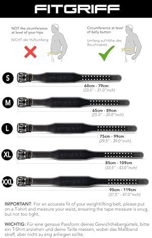 Vue 5 de Fitgriff Ceinture Musculation Classique