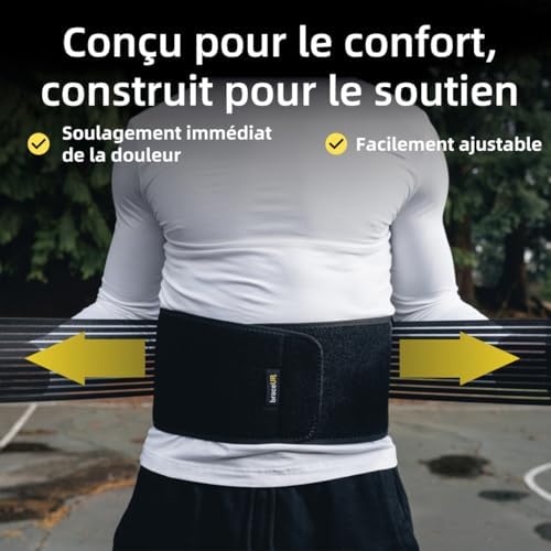 Vue 3 de Braceup Ceinture Lombaire Ceinture
