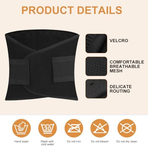 Vue 3 de Acwoo Ceinture Post Accouchement