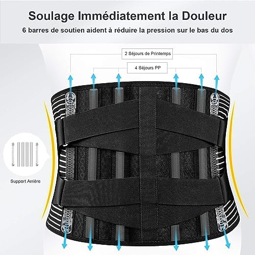 Vue 2 de Freetoo Ceinture Lombaire Ceinture