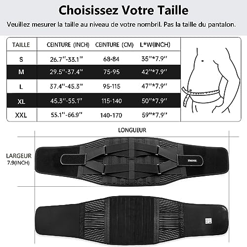 Vue 6 de Freetoo Ceinture Lombaire Ceinture