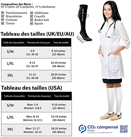Vue 3 de Azengear Chaussette De Compression