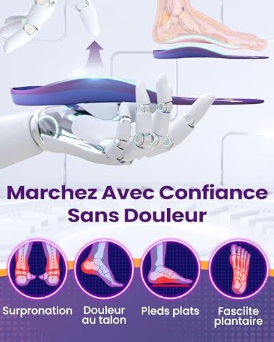 Vue 2 de Semelle Voute Plantaire Qbk