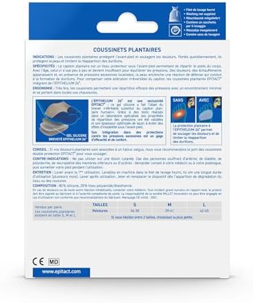 Vue 3 de Epitact Coussinets Plantaires Douleurs